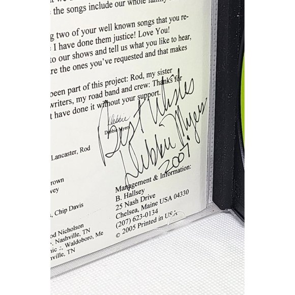 Rare Debbie Myers 'Someday We'll Meet Again' Autographed Music CD (05-07) - Picture 5 of 7